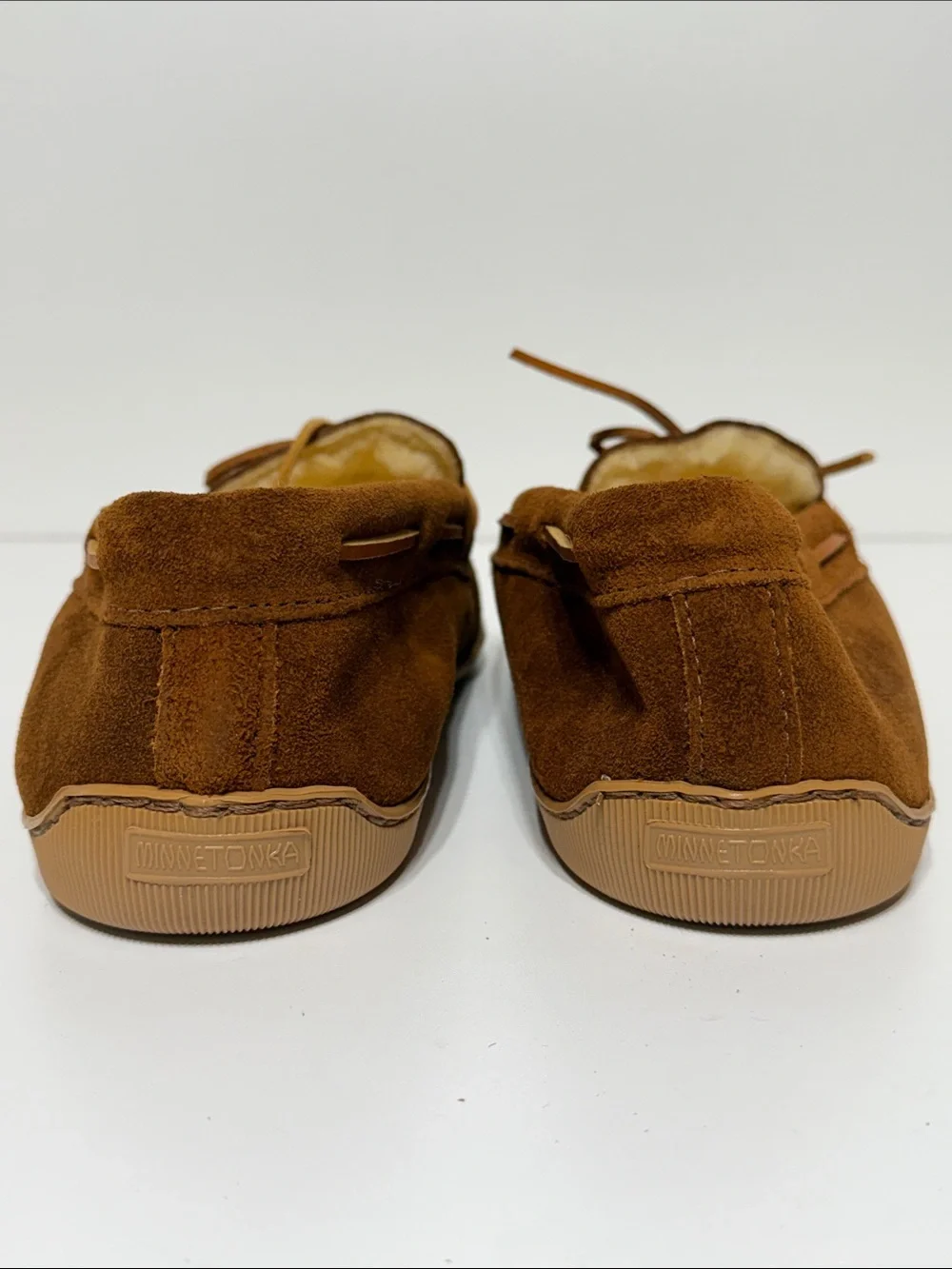 Minnetonka Moccasin Brown Slippers